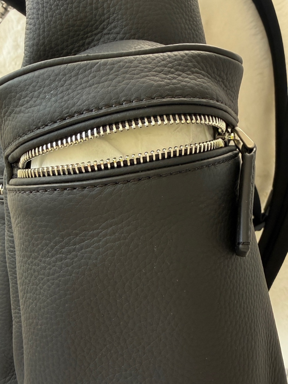 NWT: Zegna Black Deerskin Special Backpack SS25 2297179 - Picture 9 of 12